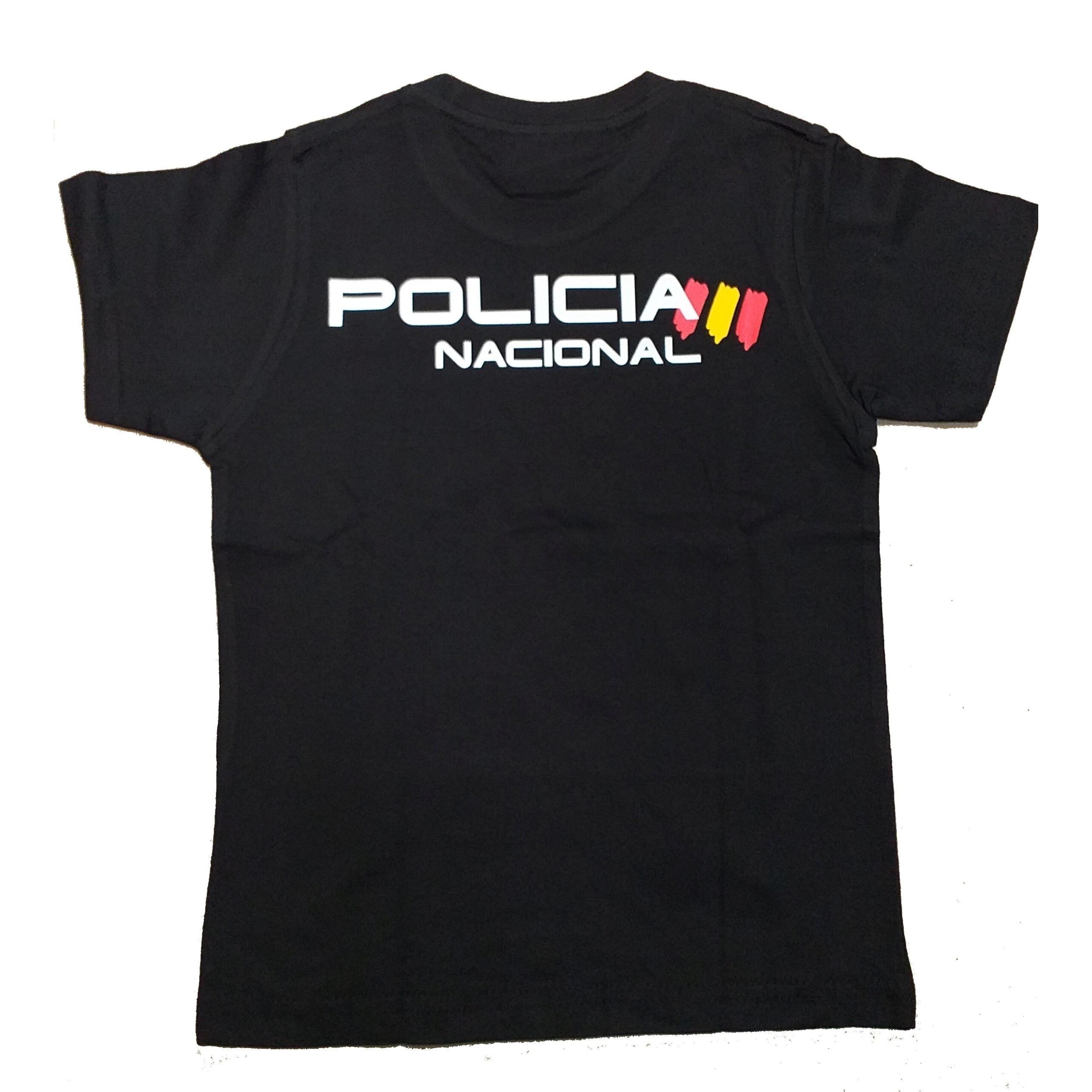 CAMISETA POLICIA NACIONAL INFANTIL – RACCOON GRX – Material de