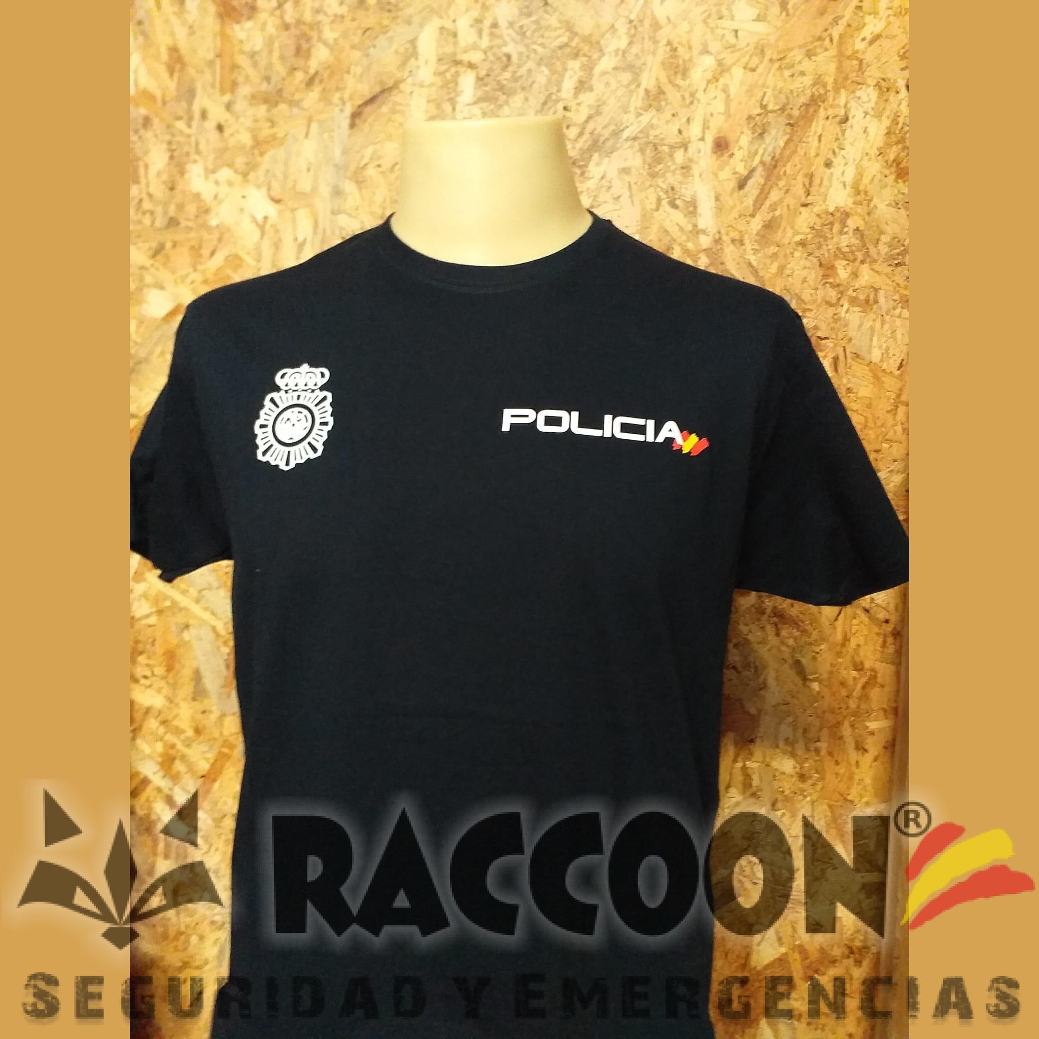 CAMISETA POLICIA NACIONAL - RACCOON GRX - Material de Seguridad y Emergencias