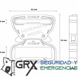 Par de llaves Grillete niquel – RACCOON GRX – Material de Seguridad y  Emergencias