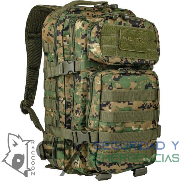 Mochila Mil-Tec Us Assault 20 Litros Verde pixel