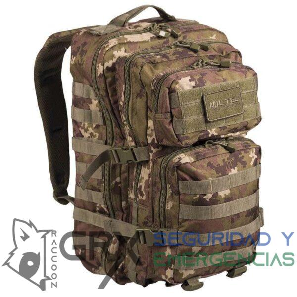 Mochila Mil-Tec Us Assault 20 Litros Pixel arido