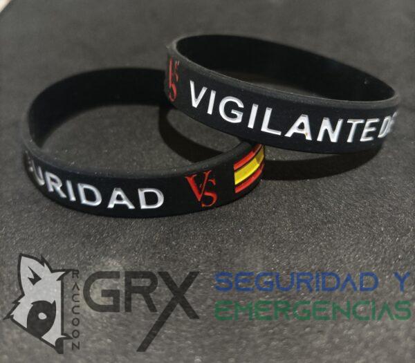 Pulsera Silicona mod. VIGILANTE de Seguridad