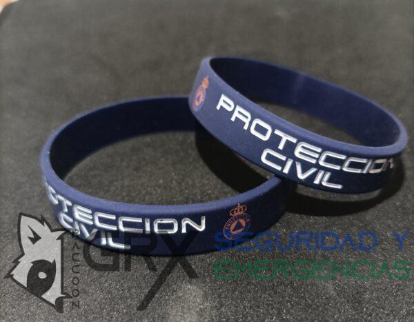 Pulsera Silicona Mod Protección Civil