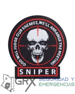 PARCHE SNIPER CON VELCRO 7,2 X 6,8 Cm